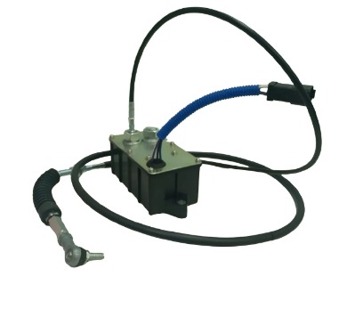 Motor de passo para escavadeira.